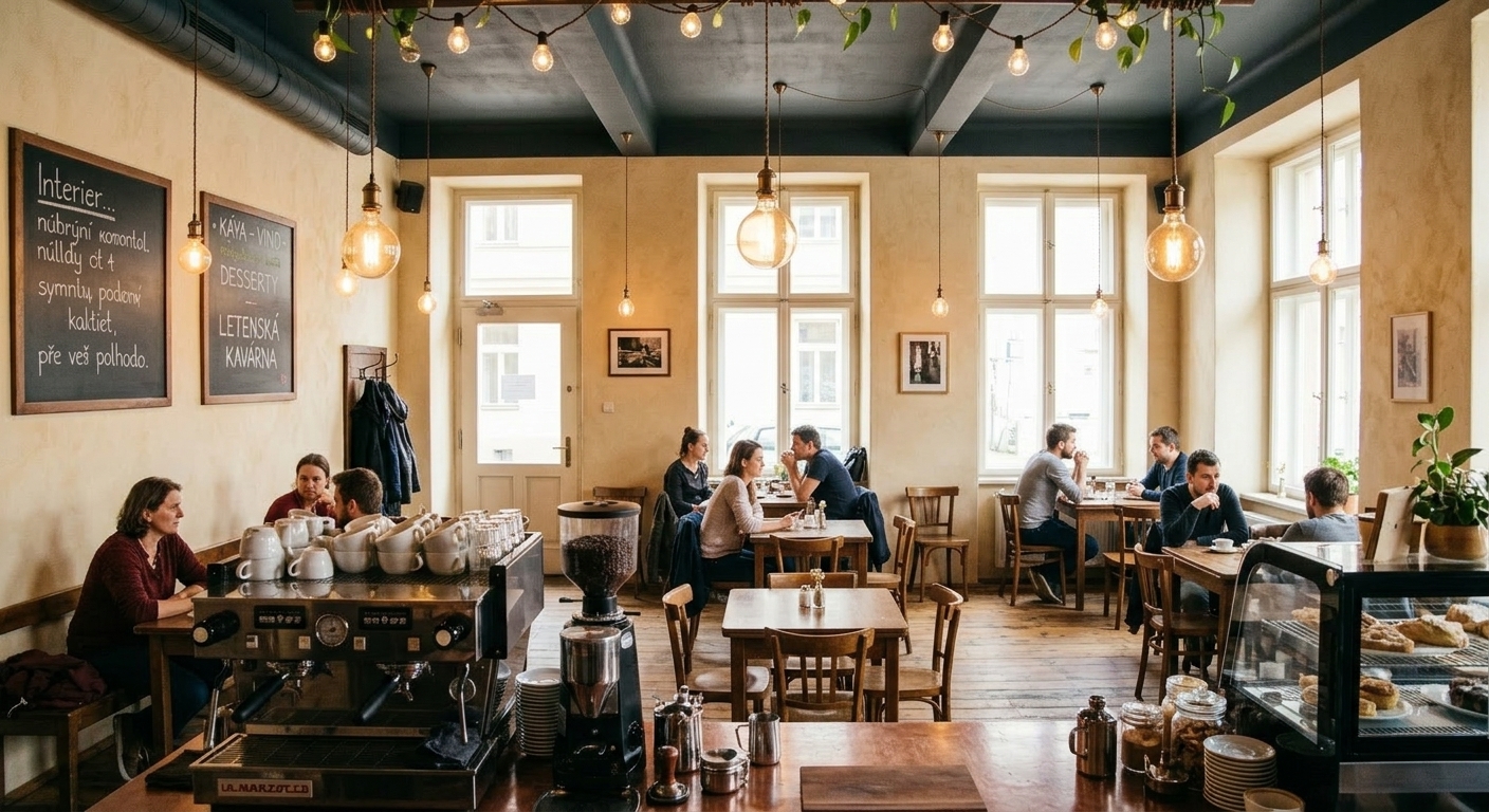 Kavárna Místo, Hradec Králové - fotografie realizace 3