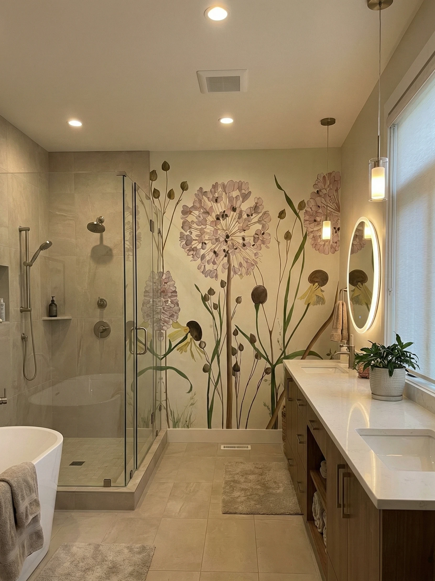 Dekorativní stěrka a umělecká úprava stěny 1